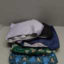 Leekalos Male Dog Diapers, Dog Belly Bands for Male Dogs Wraps Washable Doggie Diapers High Absorbing Dog Belly Bands5 Pack (X-Large (22"-27"), Plain + Print)