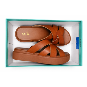 girl MIA Casual Sandals For Women US 9 Brown