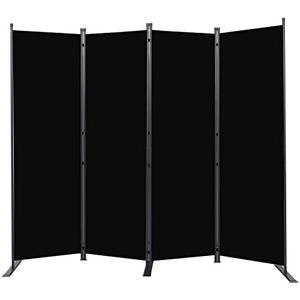 Room Divider 6FT Portable Room Dividers and Folding Privacy Screens, 88'' W Fabric Divider for Room Separation, 4 Panel Partition Room Dividers Screen