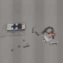 RF Mini Wireless Remote Controller for Single Color 3528 5050 LED Strip Lights, Wireless Remote Control with Connector, RF LED Strip Light Dimmer (1 Pack)