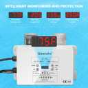 Salt Chlorine Generator, Westaho Salt Water Pool Chlorinator System with USA-Made Titanium Cells, for Above Ground Pools Up to 15,000 Gallons, Compatible with Intex Pools, IP66 Waterproof