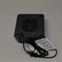 Gaiatop Mini Space Heater, Lightweight PTC Ceramic Fast Heating 500W Energy Efficient for Indoor Use, Overheating & 45 Tip-Over Protection, Portable Desk Electric Heaters for Office Home Black