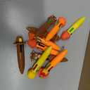 100 Pcs Thanksgiving Colorful Multicolor Pen in One Cartoon Cute Fun 4-in-1 Cute Pens Bulk Kawaii Maple Leaves Pumpkins Scarecrows and Turkeys Shape Cool Ballpoint Pens for Kids Fun Gifts