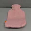 samply Hot Water Bottle with Knitted Cover, 2L Hot Water Bag for Hot and Cold Compress, Hand Feet Warmer, Ideal for Menstrual Cramps, Neck and Shoulder Pain Relief, Pink