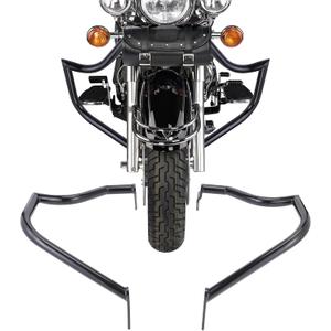 Engine Guard Crash Bar for Yamaha Vstar 1100 Classic Custom Silverado Xvs 1100 1999-2009 (Black)