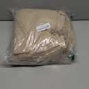 Bedsure 100% Washed Cotton Duvet Cover Queen Size - Frosted Almond Minimalist Bedding Set Linen Like - PureWoven Plain Simple & Soft Comforter Cover for All Seasons, Frosted Almond, Queen, 90"x90"