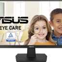 ASUS VA24EHE 23.8 Monitor 75Hz Full HD (1920x1080) IPS Eye Care HDMI D-Sub DVI-D,Black
