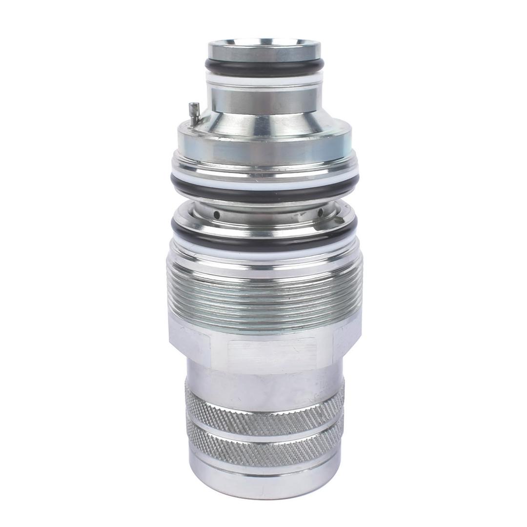 Niyako 46mm Hydraulic Female Flat Face Quick Connect Coupler Replacement# 6680018 V0511-77150 84390118 Fit Kubota SVL75 Bobcat 753 763 773 S130 S150 S160 S175 S185 S205 S330