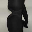 Bucky 40 Blinks Comfortable Contoured, No Pressure Eye Mask for Travel & Sleep Eye Mask, Black