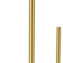 Paper Towel Holder Countertop, Standing Paper Roll Holder with Anti Slip Weighted Base, Stainless Steel Freestanding Paper Towel Holder for Kitchen, Gold