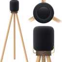 Speaker Stand for HomePod 22023 Black Walnut Stand for HomePod 2 (Walnut+Beech(29.5inch high)