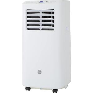 GE 5,000 BTU Portable Air Conditioner for Small Rooms up to 150 sq ft. (5,100 BTU SACC), 3-in-1 with Dehumidify, Fan and Auto Evaporation, Included Window Installation Kit, White