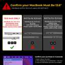 EooCoo Case Compatible with MacBook Air 13 inch 2026 2025-2022 Release M4 M3 M2 A3240 A3113 A2681, Glitter Hard Shell&Keyboard Skin Cover&Screen Protector for Mac Air 13.6 inch Case, Sparkly Pink