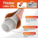 SPECILITE Garden Hose 75 ft x 3/4 in Heavy Duty, Flexible and Kink Resistant, All Weather Water Hose with 3/4" Solid Brass Fittings - for Backyard, Lawn, Car Washing & Outdoor Cleaning