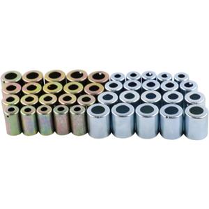 40PCS Hose Ferrule Set #6#8#10#12 Size Color Zinc Coating and Blue White Zinc Coating