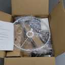 Modern Floor Lamp, 3-Ways Dimmable Standing Lamp with Linen Shade, Adjustable Height, Foot-Step Switch, Reading Lamp for Living Room, Bedroom, Office, 9W Bulb Included (Black)