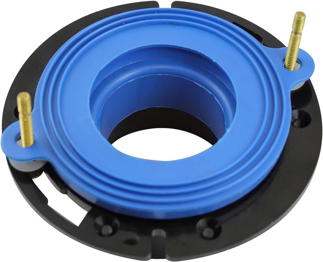 Fluidmaster 7530 Universal Better Than Wax Toilet Seal, Wax-Free Toilet Bowl Gasket Fits Any Drain (Size 1)