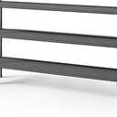 Kitsure Shoe Rack - Non-Woven Shoe Rack Shelf, 36.2" Wide - 3 Tier, Black
