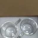 Aquach 2-Pack Double Walled Insulated 8oz Glass Coffee Mugs with Handle - Ideal for Espresso, Latte, Americano, and Cappuccino