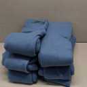 Fleece Throw Blankets Lightweight Warm Soft Cozy Pet-Friendly Bulk Fleece Throw Blanket Solid for Home Bed, Sofa, Office, Gifts, Outdoor (Assorted 2, Pack of 6-50 x 60 inch)