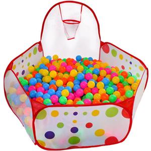 Kuuqa Ball Pit Play Tent with Basketball Hoop for Kids Toddlers Outdoor Indoor Play 4 Ft/120CM (Balls Not Included)