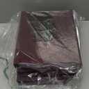 Lanpn Aesthetic 3 Ring Binder 6 Packs, Linen Hardcover 1 inch Round Rings Folder Holder Planner Fits Letter Size 8.5” x 11" Paper for Office School Journaling Collections (Purple)