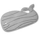 Skip Hop NonSlip Baby Bath Mat, Moby, Grey