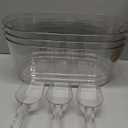 3 PCS Ice Buckets for Parties, 15L Large Ice Bucket, 4 Gallon Champagne Bucket with Scoops, Beverage Tub Mimosa Bar Supplies for Champagne, Beer, Cocktail