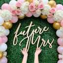 Future Mrs Wooden Wedding Sign - Engagement party, premarital bachelor party,Bridal Shower Decor, Engagement Party Decoration,Rustic Wood Sign for Bride, Wedding Wall Art theme party photo booth
