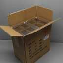 6 Pack Stackable Makeup Organizer, 4.4'' Tall Acrylic Bathroom Makeup Organizer and Storage Drawer with Pull-out Handle, Clear Plastic Storage Bins for Vanity,Pantry,Desk,Undersink,Kitchen