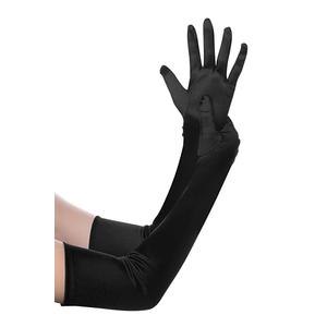 BABEYOND Long Opera Party 1920s Satin Tea Party Gloves Costume Stretchy Adult Size Elbow Length Bridal Gloves