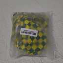 ZAFUL Triangle Bikini for Women 2 Piece Halter Bikini Sets Sexy High Cut Bathing Suit Side Tie Swimsuits Yellow Plaid, Small