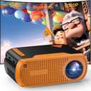 Mini Video Projector, Native 1080P Portable Movie Projector with WiFi Bluetooth, Compatible with Smart Phone, TV Stick, PS5, Laptop HDMI USB for Home Theater Indoor Outdoor Movies
