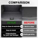 Tesla Model Y Juniper Trunk Mats Set 2026 2025Only 5 Seat/Not fit Standard TPE All Weather Juniper Odorless Anti-Slip Accessories - Cargo Liners & Backrest Liners & Rear Bumper Top Protector