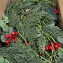 2PCS 9FT Christmas Decorations Cedar Garland, Realistic Soft Pine Wreath, Artificial Green Faux Cedar Pine Garland for Fireplace Mantle Indoor Outdoor Holiday Party Home Decor(2,9FT)