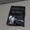 MERYLURE 20D Sheer Black Tights for Women, T-Crotch Ultra Thin Pantyhose High Waist Stockings Reinforced Toes 2 Pairs (Large)