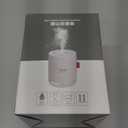 Portable Mini Humidifier, 500ml Small Cool Mist Humidifier, USB Personal Desktop Humidifiers for Baby Bedroom Travel Office Home, Auto Shut-Off, 2 Mist Modes, Super Quiet, White