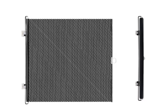 Retractable Baby Gate for Doorways and Stairs, Mesh Safety Gate for Pet, Indoor & Outdoor Use, One-Hand Operation, Easy Installation, 19.69" Tall, 49.2" Wide
