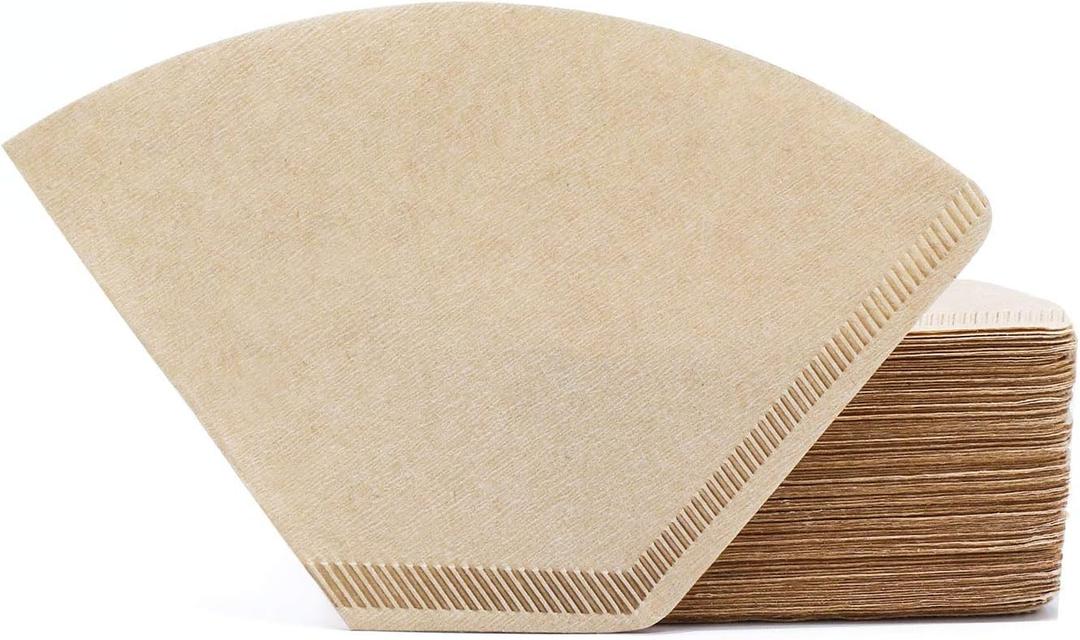 Segarty Coffee Filters Cone, 200 Count #2 Natural Brown Unbleached Paper, Disposable Pour Over Coffee Filter, 02 Size Coffee Filter for Single Serve Brewing Dripping
