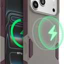 OtterBox iPhone 17 Pro Max (Only) Commuter Series Case Built-in MagSafe Thin, Dual-Layer, Pocket-Friendly, Port Cover 50 Shades of Kinda Purple