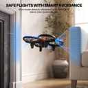 SYMA X100 Drone for Kids 8-12, Automatic Obstacle Avoidance, Up to 20 Mins Flight Time(2 Batteries), One-Key 360Flips and Altitude Hold, Full-Guard Safe Indoor Drone Gift for Boys & Girls