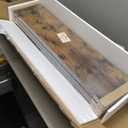 Forbena 36 Inch Floating Shelves for Wall Long Set of 3, Large Deep Wall Shelves for Bedroom Living Room Decor, Rustic Wood Floating Shelf for Kitchen Closet Office TV Plants Books (Dark Brown)