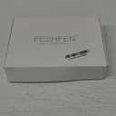 FESHFEN Pixie Cut Wigs Synthetic Short Pixie Haircut Wig with Bangs Glueless Layered Wig Wavy Wigs for Women, Black