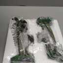 Barydat 2 Pcs Christmas Miniature Palm Tree Decor for Nativity Scene Tabletop Mini Realistic Fake Tropical Artificial Palm Trees Plant Resin 9.5 Inch Small Palm Tree Figurines