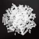 CertBuy 300 Pack Clear Plastic Lab Snap Tubes 5mL Centrifuge Tube with Graduated Marks and Safe Lock Snap Cap Clear Plastic Lab Snap Tubes