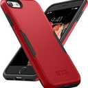 NTG Shockproof Designed for iPhone SE 2022/3rd/2020,iPhone 8/7 Case, Heavy-Duty Tough Rugged Lightweight Slim Protective Case for iPhone SE/8/7-Red