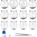 Tenchi 12-Piece Glass Fire Cupping Therapy Set  Professional Chinese Massage Cups for Pain Relief, Myofascial Release, Acupuncture, Muscle Recovery & Cellulite Reduction | Complete Kit