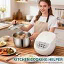5.5-cup stainless steel inner pot - compatible with Tiger JBV-A10U model. made of 304 stainless steel. No rice cooker included.