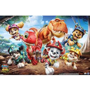 PAW Patrol: The Dino Movie (2026) - Group Wall Poster, 34L" x 22.4W", Unframed Version