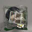 Round Hidden Recessed Cup Door Lock, 304 Stainless Steel Doorknobs, Latch Knob for Privacy Pocket Doors, Door Locker, Flat Door Knob Passage Lock (Black)